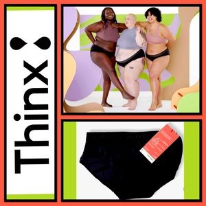 NWT Thinx Period Underwear Super Hiphugger (Plus Size)